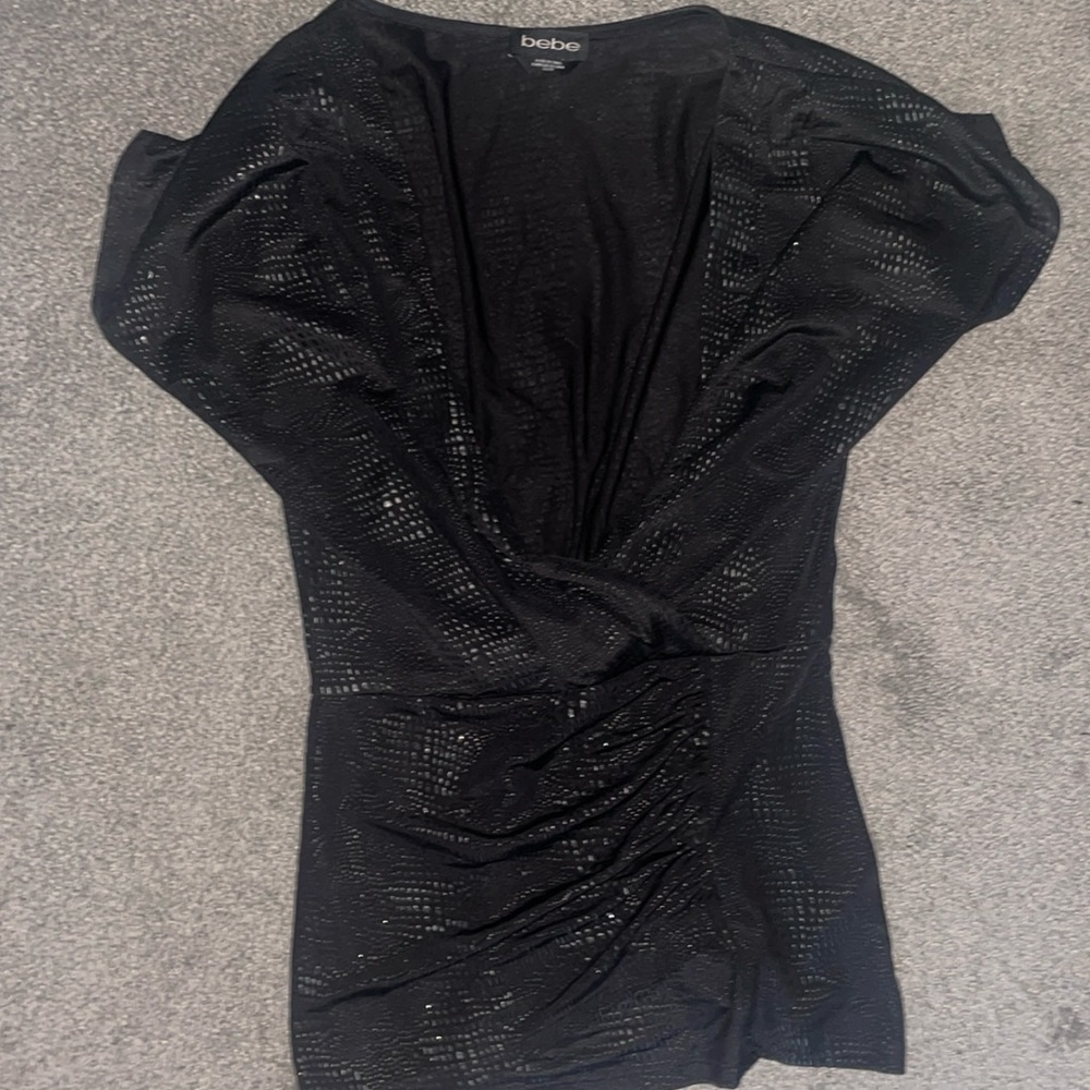 Black Bebe top XS